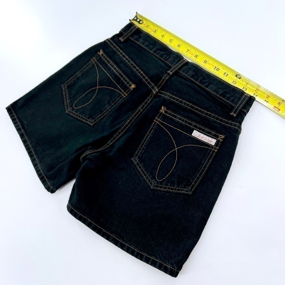 Calvin Klein Jeans Black 100% Cotton Women’s Shorts size 6 - Picture 6 of 12